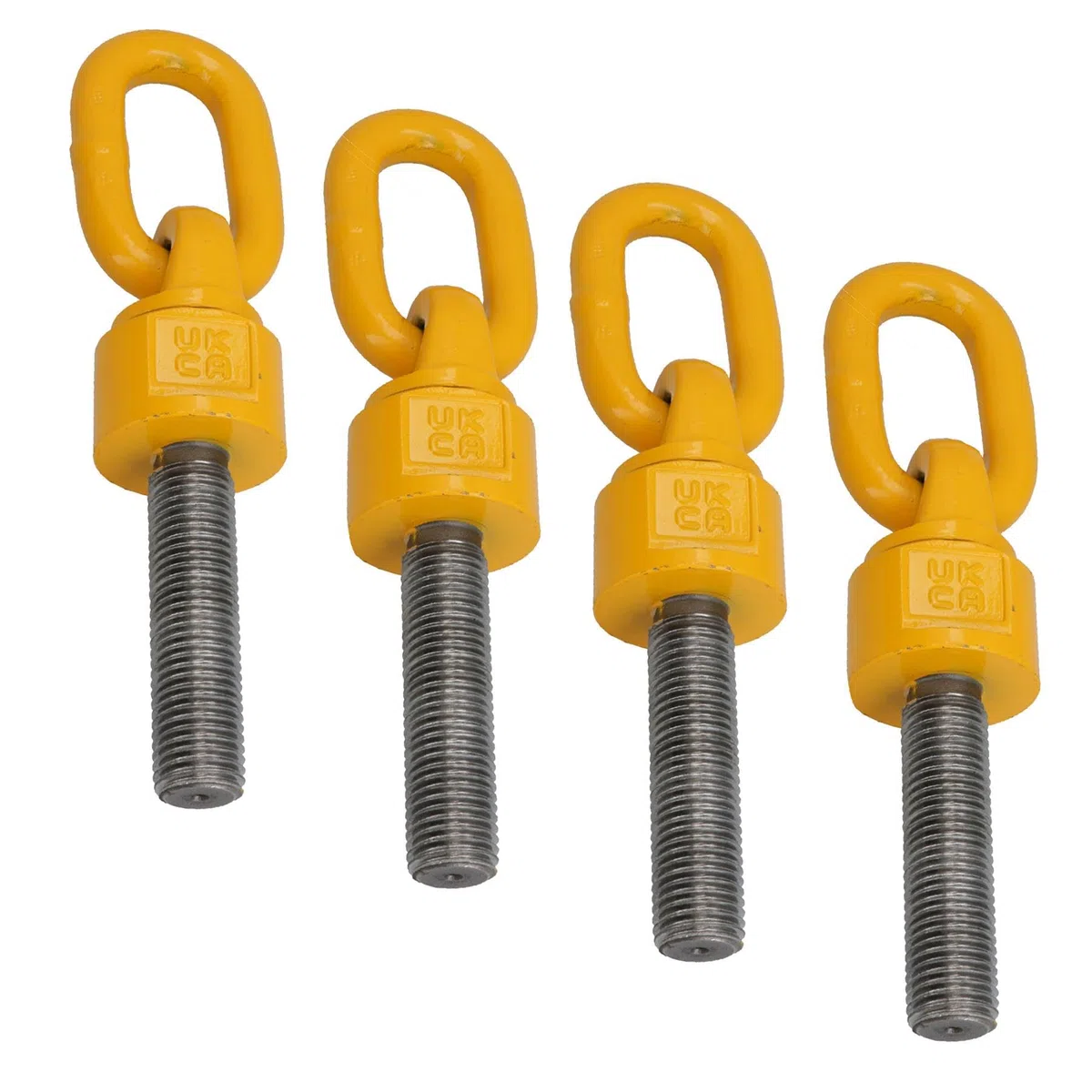 M24 x 120 mm giratorio punto de elevación con anillo 3,15 toneladas capacidad 4 piezas