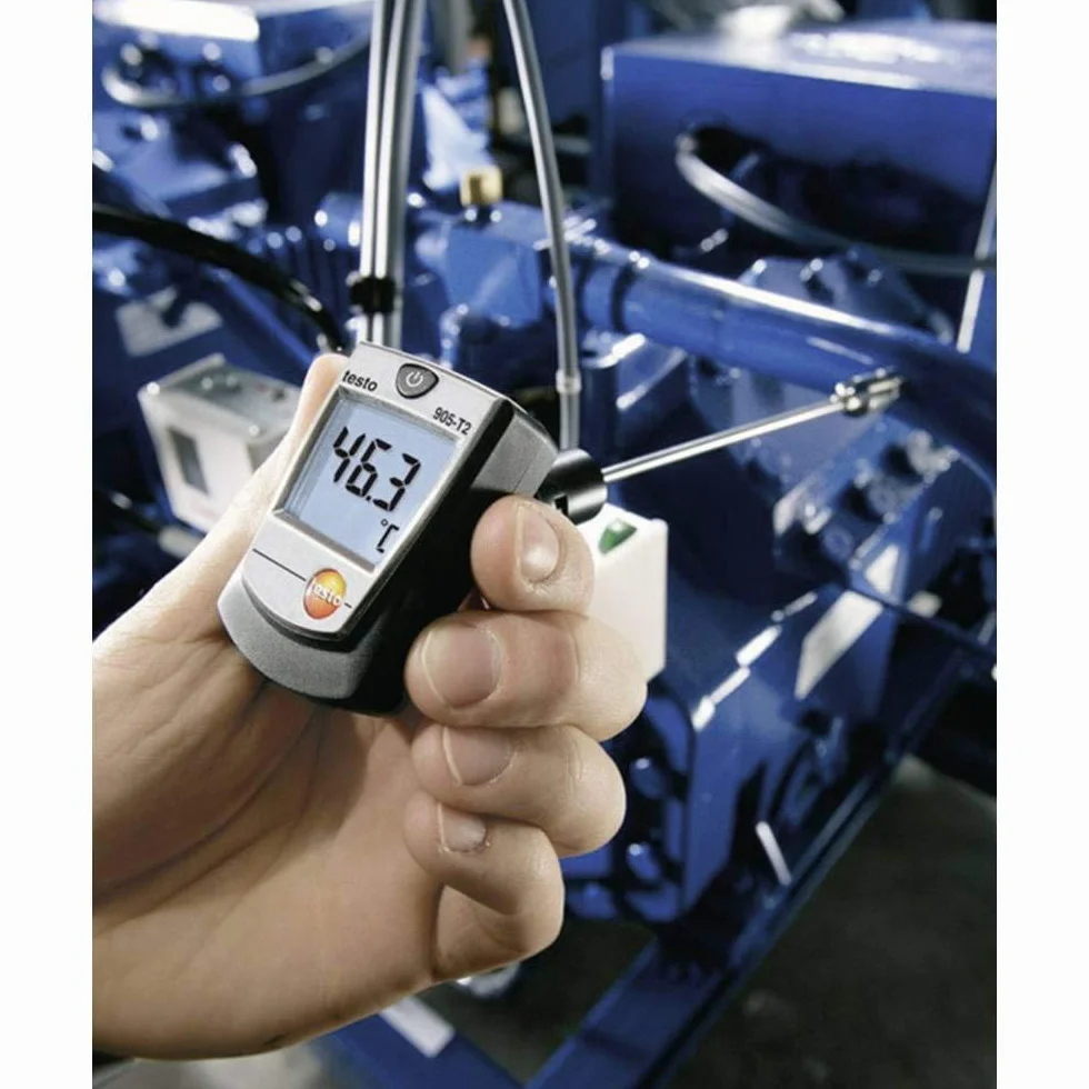 Testo 905-T2 Termómetro De Superficie Con La Sonda De Banda Cruzada, El Tiempo De Respuesta Muy Rápido, De Alta Genauigk