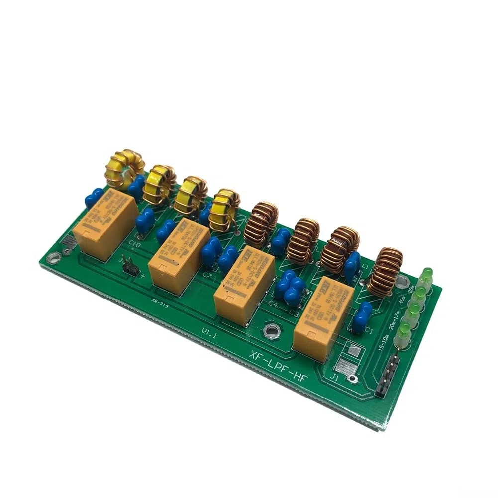 Filtro de paso bajo para radios de onda corta, 3 5MHz 30MHz HF LPF, potencia de 100W, voltaje de 12V, bandas de conmutación manual, rendimiento fiable, KWMYHV7231BSBF5G58DW3