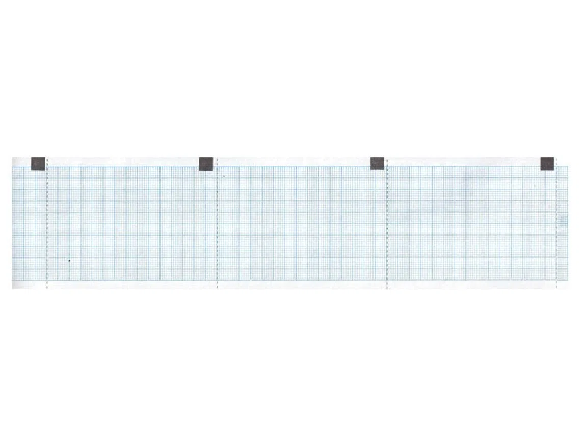 GIMA ECG 32973 - Rollo de papel térmico (60 mm x 15 m, 25 unidades), color azul