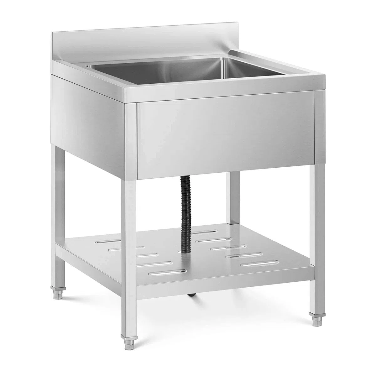 Royal Catering Fregadero Industrial de Cocina Acero Inoxidable 70x70 cm RCSSS-70X70-S