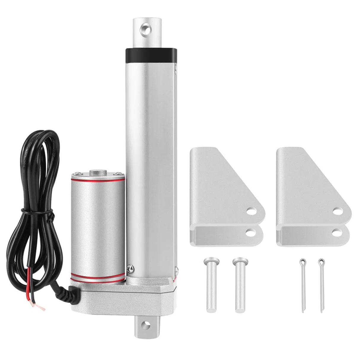 Cryfokt Actuador Lineal Eléctrico JSTGZU1, Ajustable de 100 Mm, 750 N, 24 V, de Alta Resistencia, con Protección IP54 y Velocidad de 10 Mm/s, para Sistemas de Elevación In