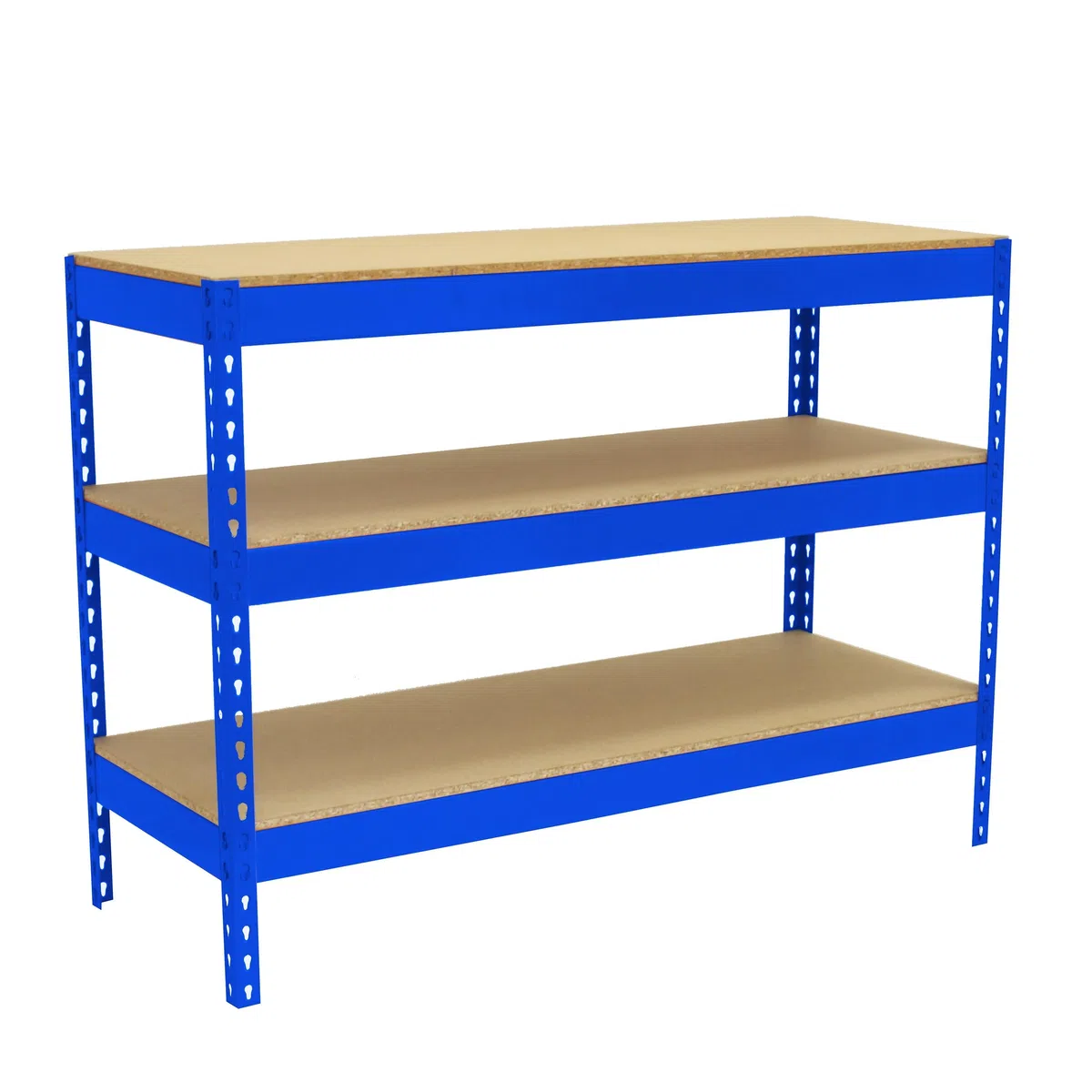 Simon Rack Banco de Trabajo Taller 1500x600 mm - BT Basic | Capacidad Carga 400 kg, Montaje sistema clic, Pintura anticorrosión, Azul