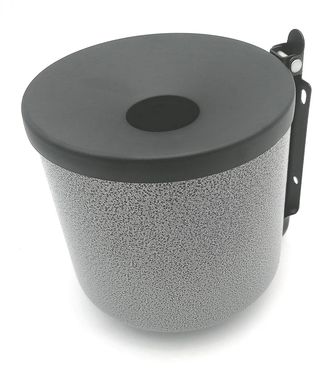 NUISIPRO - Cenicero exterior grande y resistente, capacidad 2 l, montaje en pared