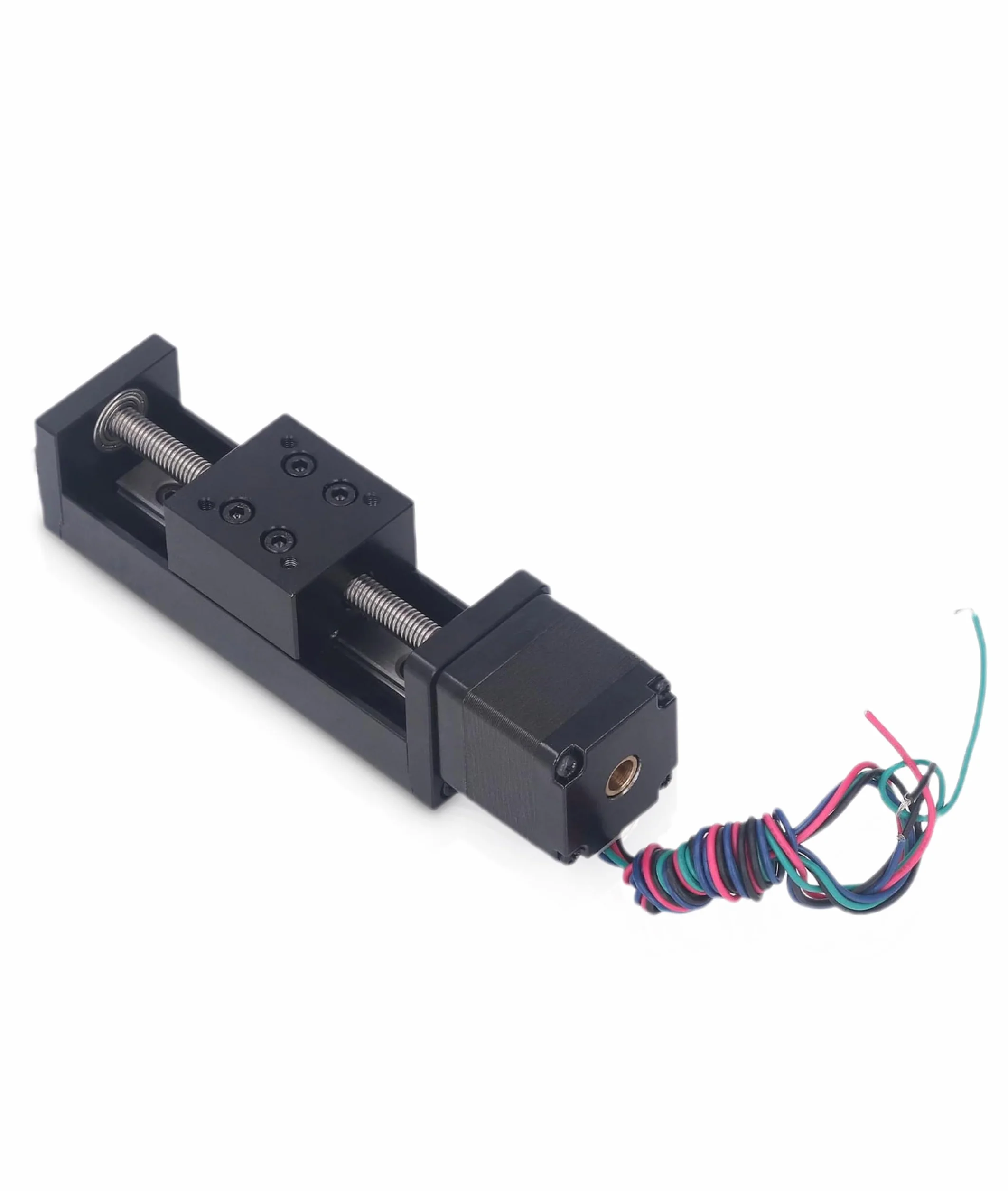 Mini Actuador Deslizante de Guía de Riel Lineal, Motor Paso a Paso 28, Carrera Efectiva de 50 Mm, Actuador de Etapa Lineal X Y Z, Actuador Deslizante de Guía de Riel Lineal con