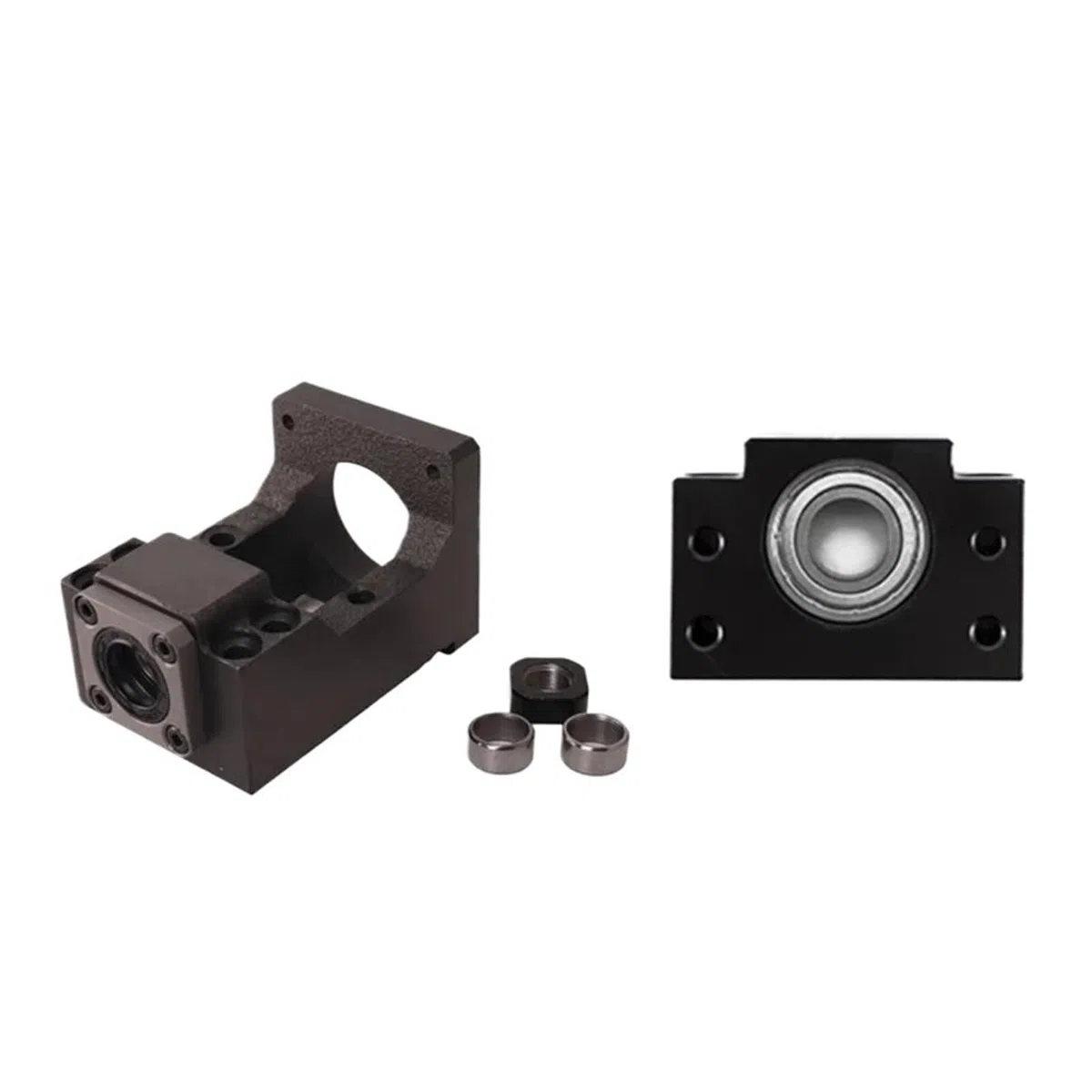 GTPBAO Base integrada del Motor HM15-86, soporte de extremo BF15, soporte del Motor de acero, montaje de fijación de tornillo de bola, Motor paso a paso SFU2005 Nema34 de 86mm eje posición(C7)