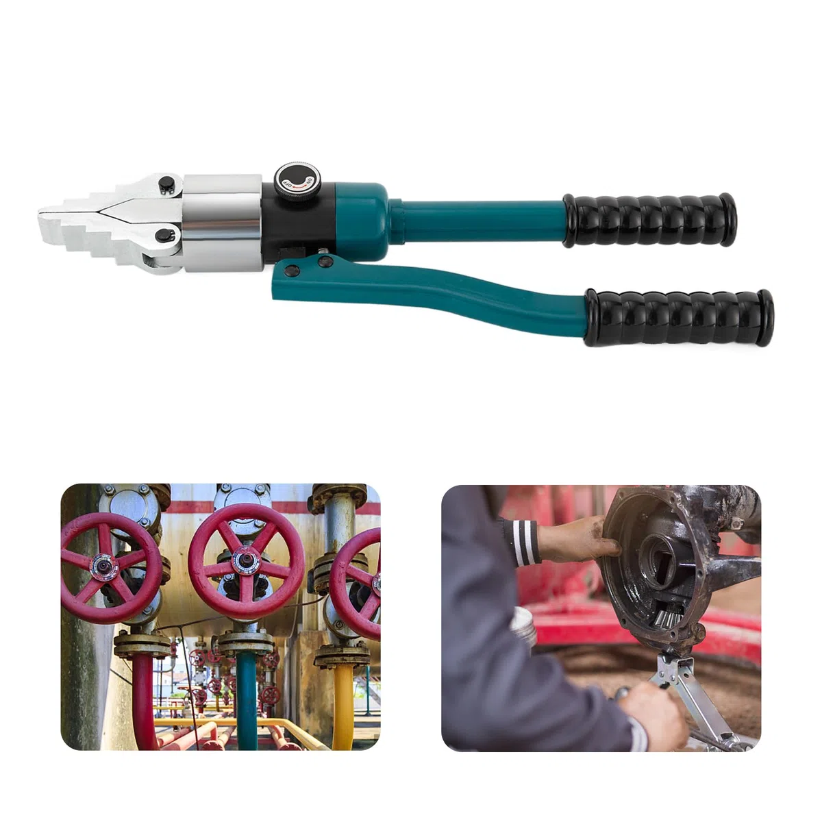 8T Separador de brida hidráulica Integral Hidráulica Brida Esparcidor de Brida Herramienta de Separación Hidráulica Portátil Herramienta de Separación Hidráulica Manual para Esparcir