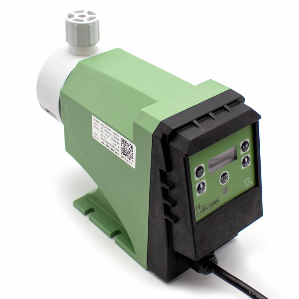 Bomba de Diafragma Electromagnética de 220V G/2'', Bomba Dosificadora Resistente a ácidos y álcalis Bomba Dosificadora de Agua Pequeña 12W 16W 30W (3.6LPH 7.8Bar)