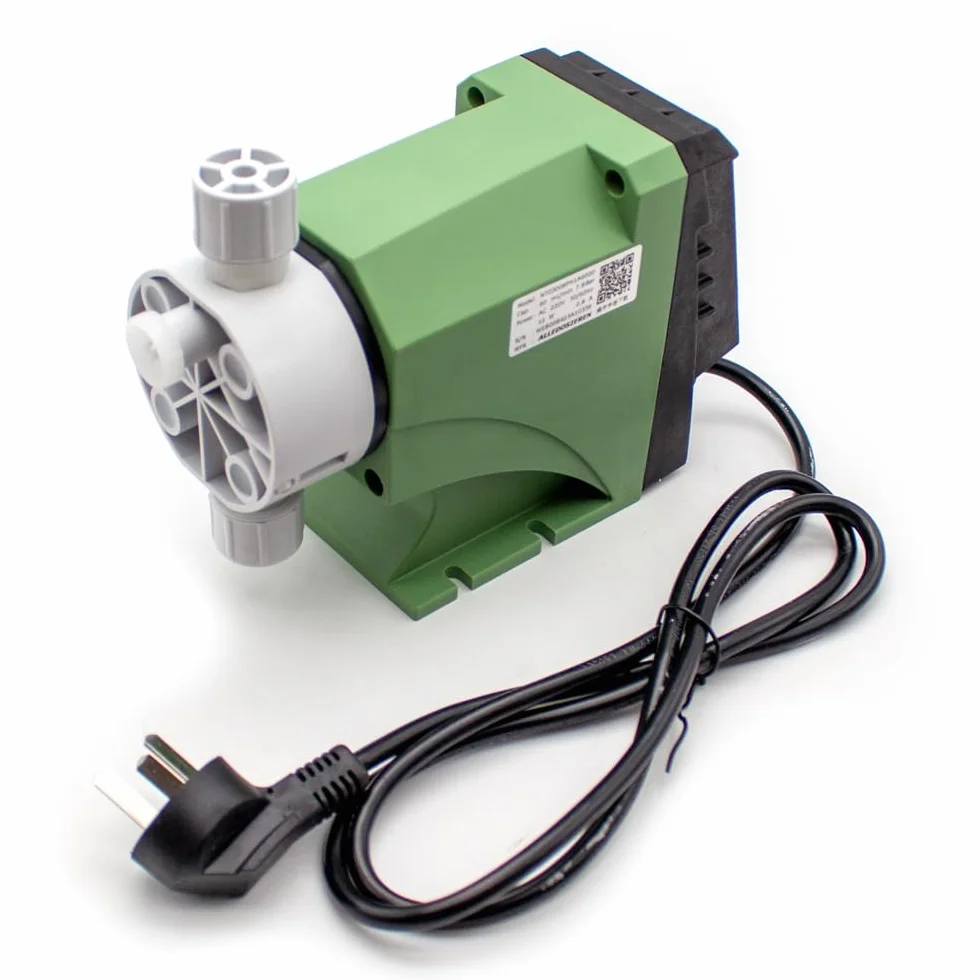 Bomba de Diafragma Electromagnética de 220V G/2'', Bomba Dosificadora Resistente a ácidos y álcalis Bomba Dosificadora de Agua Pequeña 12W 16W 30W (3.6LPH 7.8Bar)