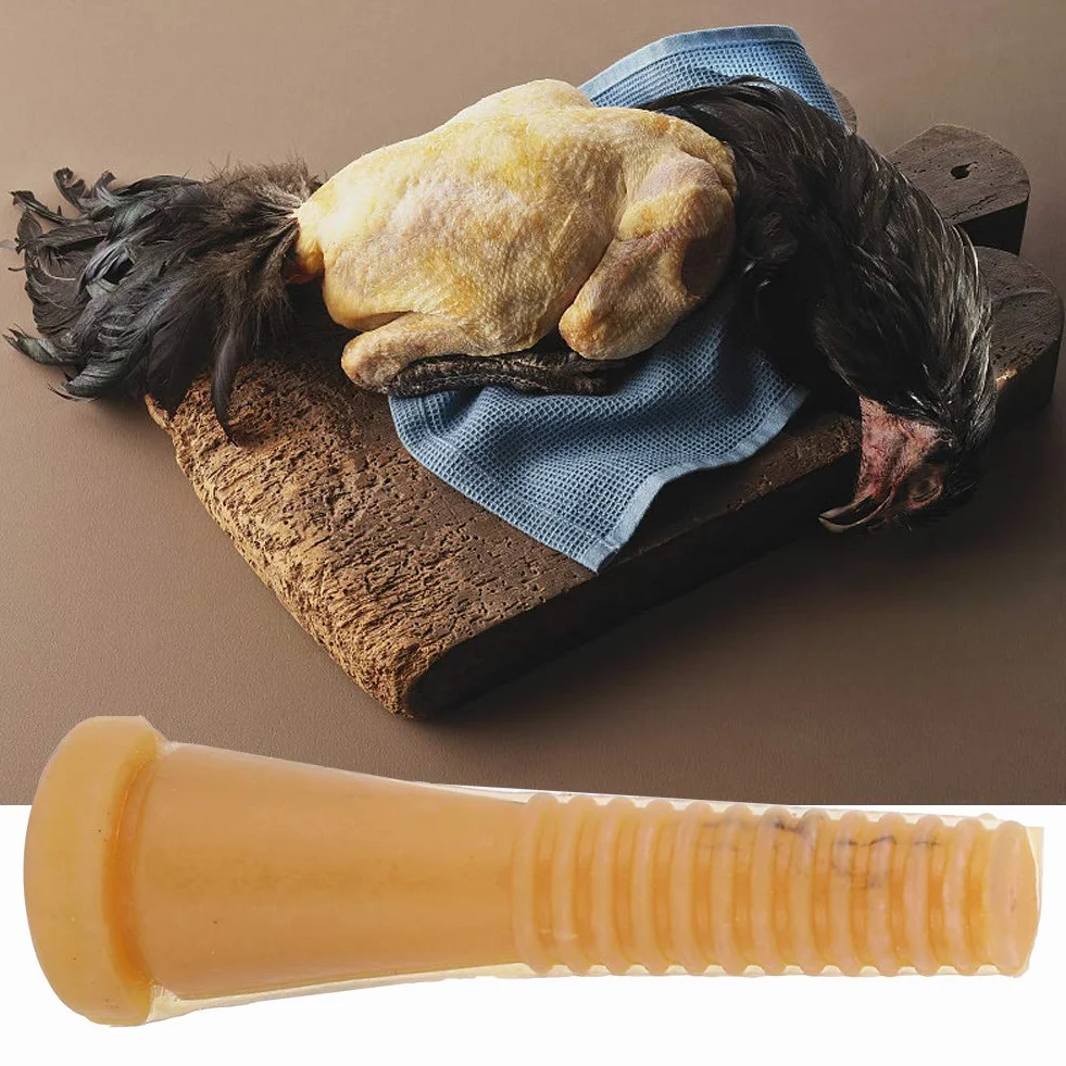 50 Piezas de desplumador de Pollo, Dedos de desplumador de Pollo Recolector de desplumador Palo de depilación para Patos, Gansos de Pollo, Aves de Corral