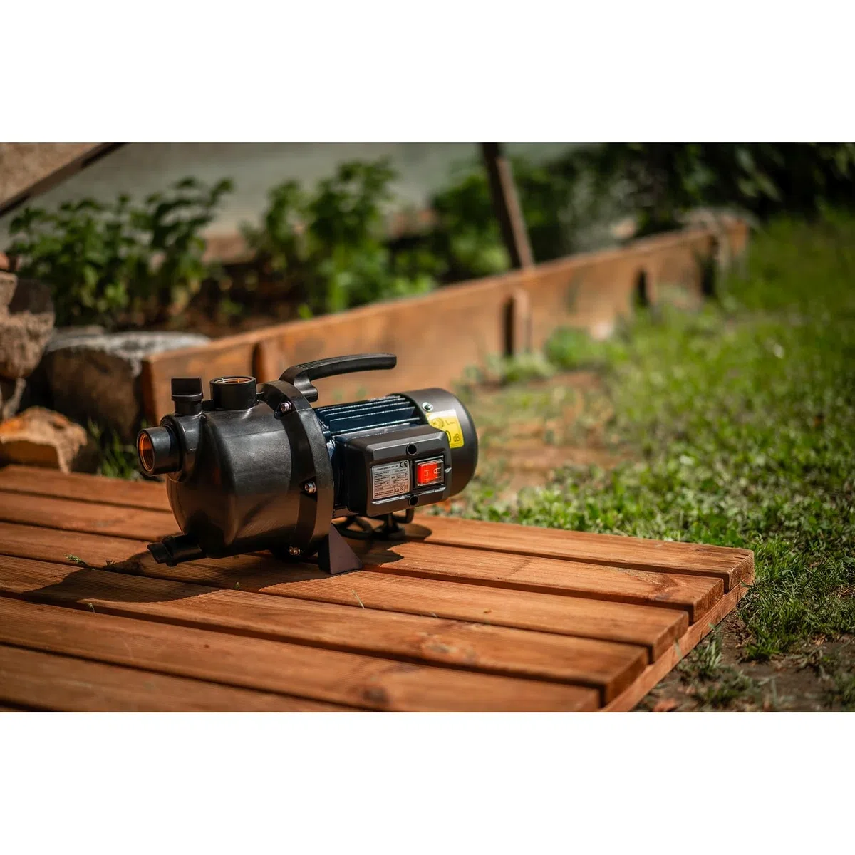 SPID'O - Bomba de Riego JE-600-P 600W - 3 m3/h - 3 bar - Bomba de Superficie Ligera para Jardín