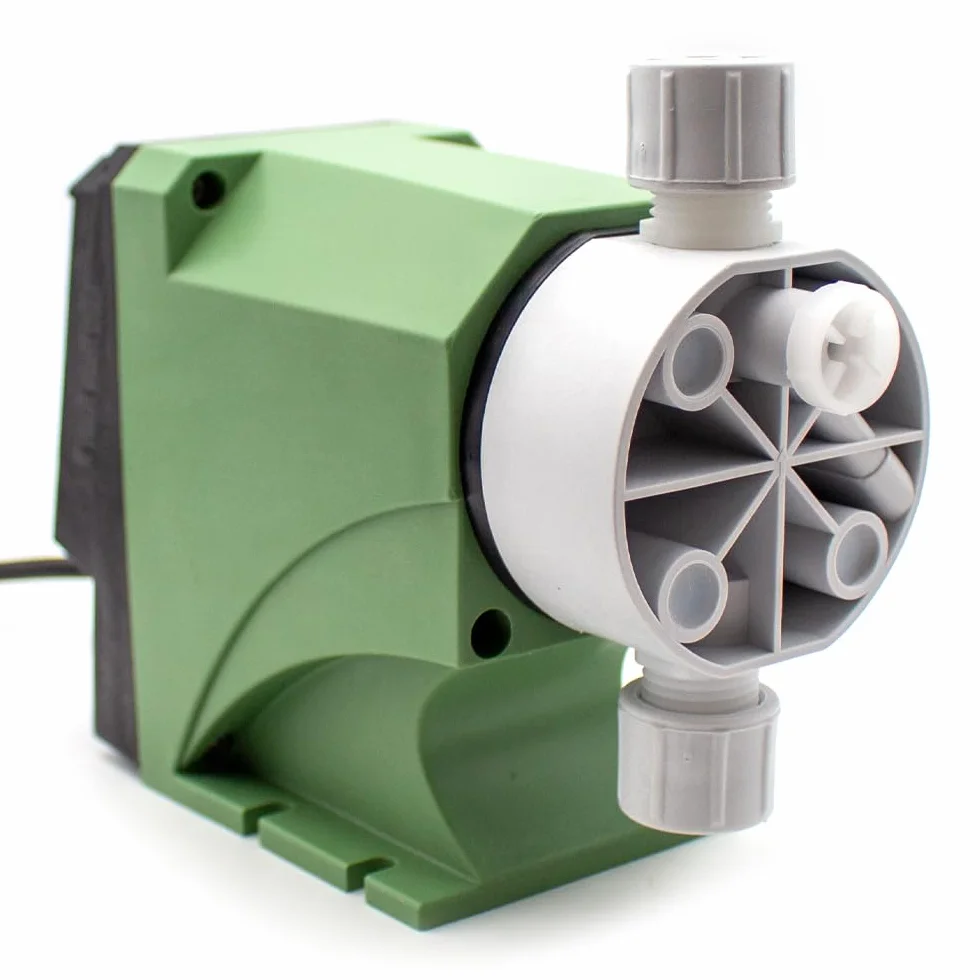 Bomba de Diafragma Electromagnética de 220V G/2'', Bomba Dosificadora Resistente a ácidos y álcalis Bomba Dosificadora de Agua Pequeña 12W 16W 30W (3.6LPH 7.8Bar)