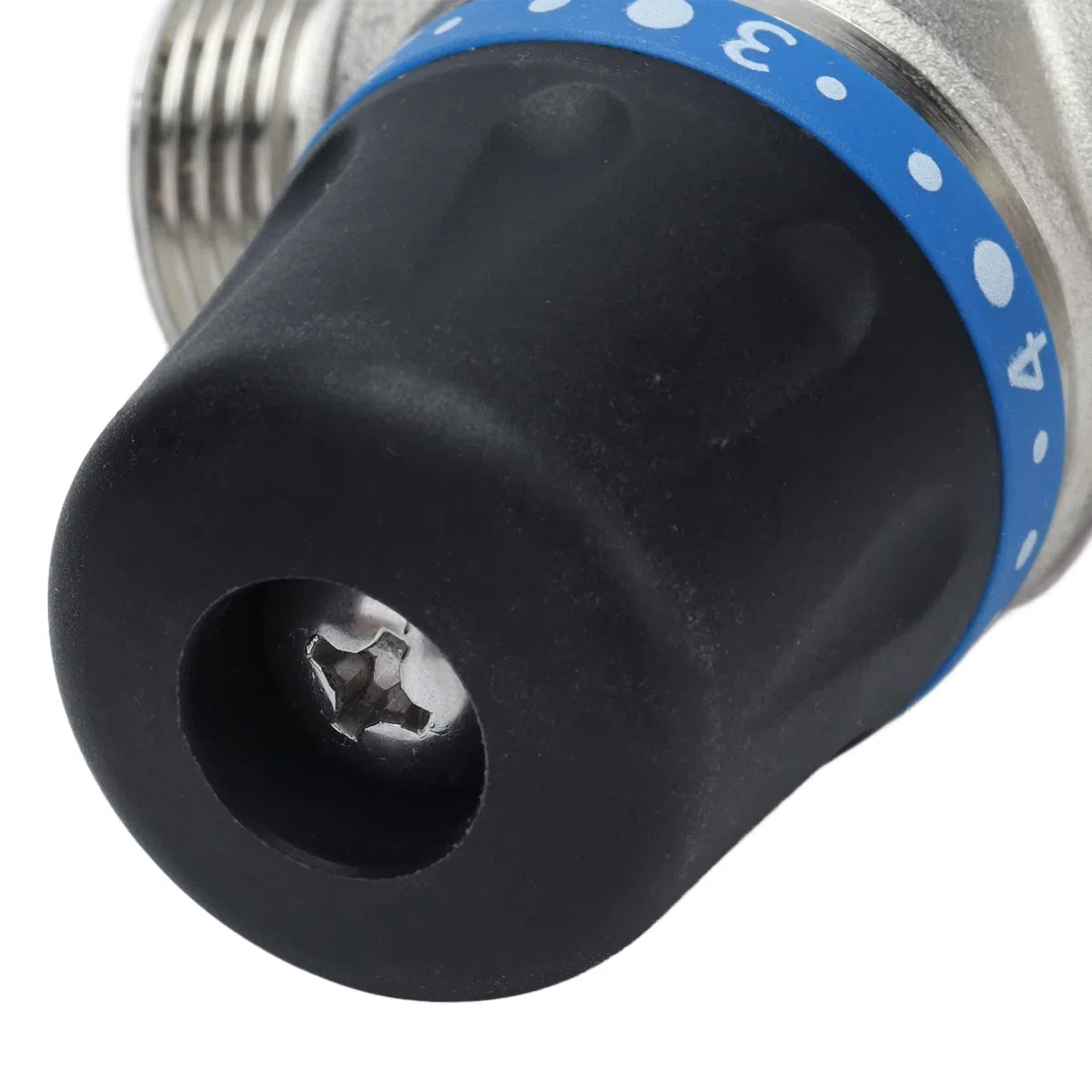 Válvula de agua mezcladora termostática de 3 vías, dispositivo de control de temperatura de corte automático Válvula mezcladora de flujo grande(G3/4")
