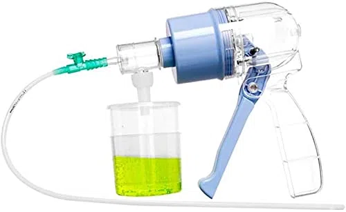 Bomba de Succión de Esputo Manual, Aspirador de Máquina de La Secreción de Mucosidad de Flema Portátil con 20 Catéteres Blandos para Ancianos Y Niños