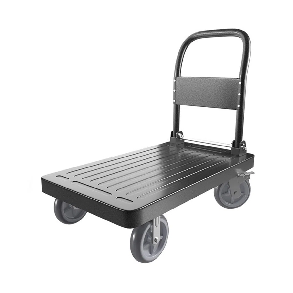 Carretillas manuales Plegables de Plataforma Camión de Plataforma Plegable Multiusos con Ruedas Goma 5 Pulgadas for Transportar Camiones Comida y remolques