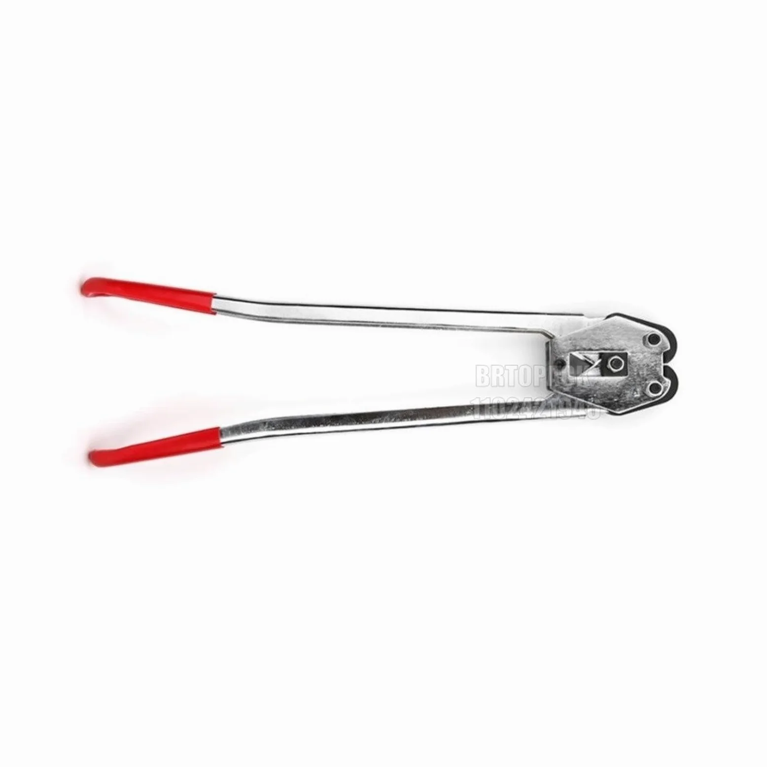 Flejadora manual for PP y PET, selladora, herramienta de engarzado, máquina embalaje envoltura (roja),De múltiples fines(19MM)