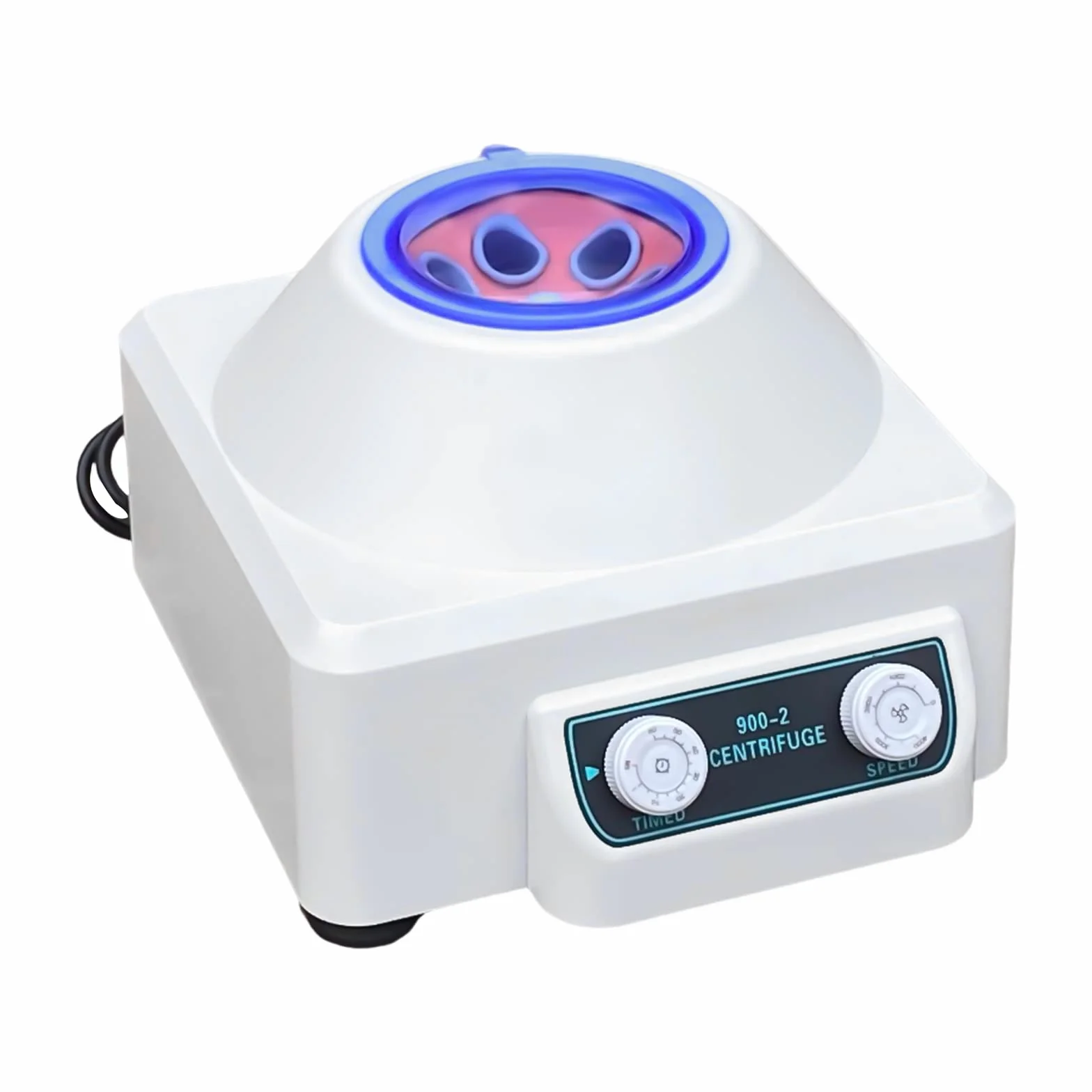 Centrifuge Machine, 4000 rpm, centrífuga de laboratorio, 30 W, diseño de alarma con botón de tiempo ajustable, almohadillas antideslizantes, cubierta transparente para hospitales, productos