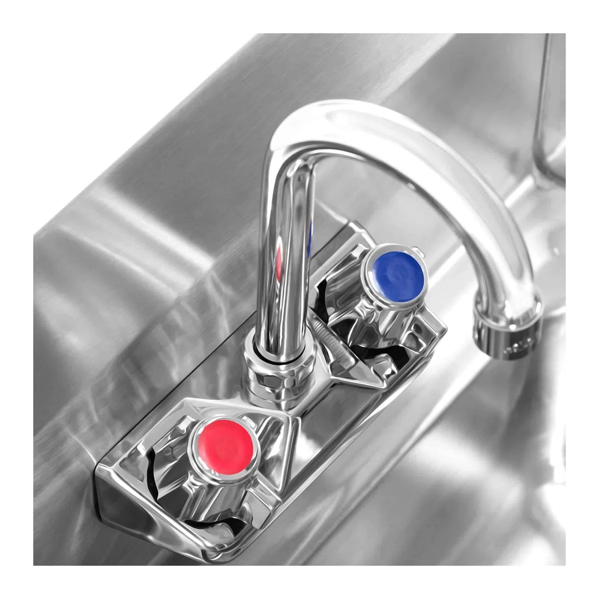Royal Catering RCHS-2 Lavamanos Acero Inoxidable con Grifo