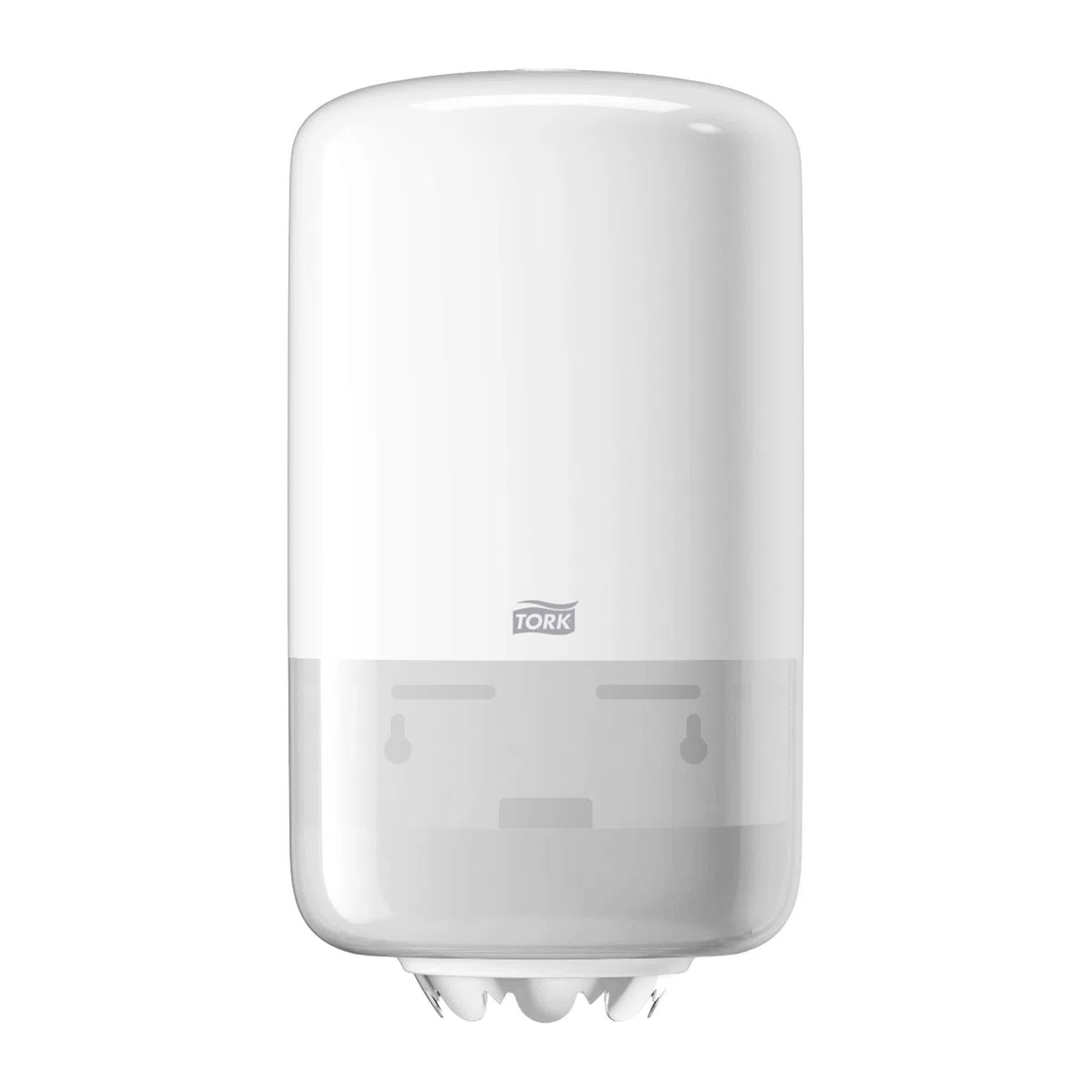 Tork 558000 Dispensador mini de alimentación central Elevation/Soporte de papel mecha compatible con el sistema M1 / Blanco