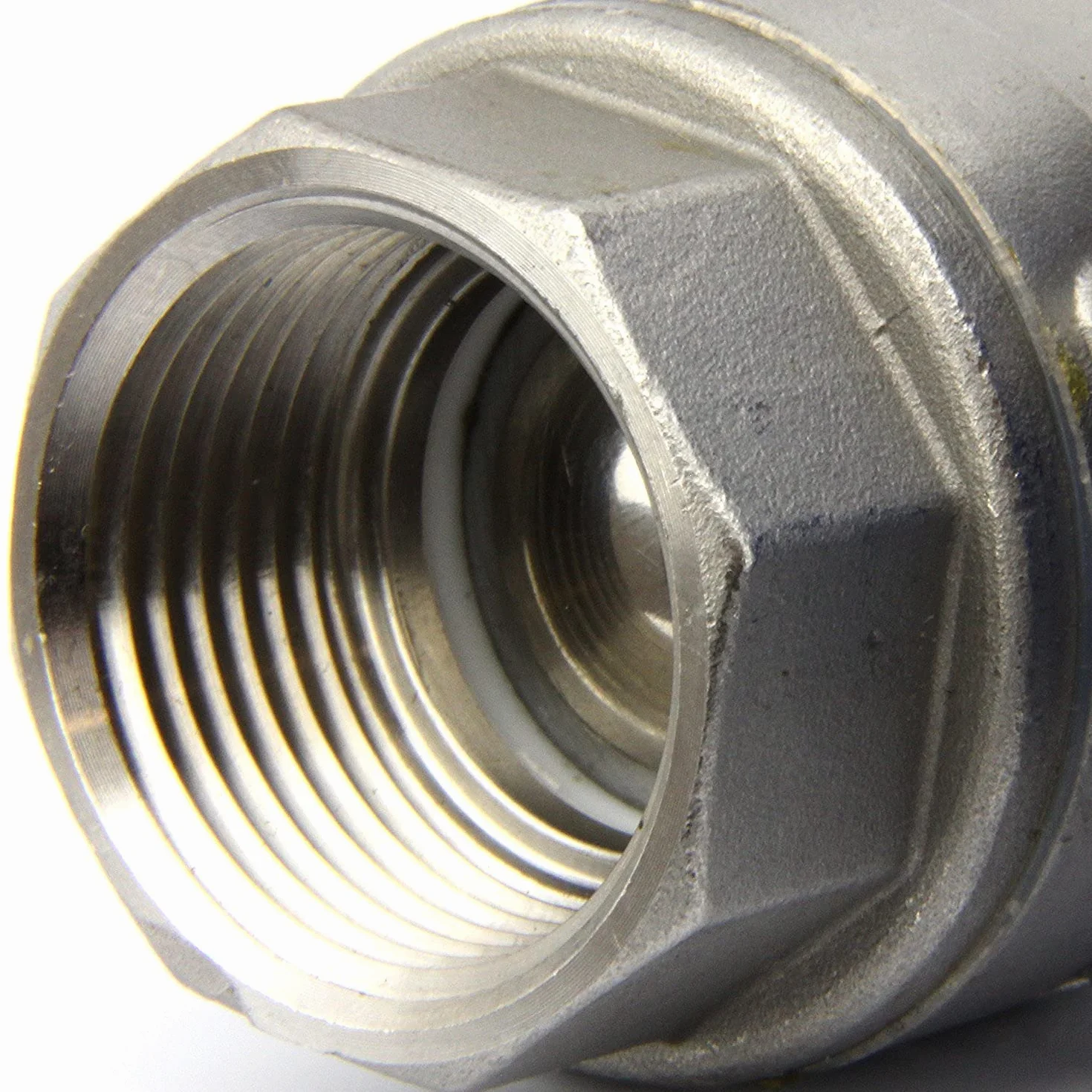 U.S. Solid Válvula de bola motorizada 3/4", acero inoxidable, válvula de bola eléctrica, abierta sin corriente, DN20, 220 V AC (85V-265V AC), 2 cables, dispositivo de retorno