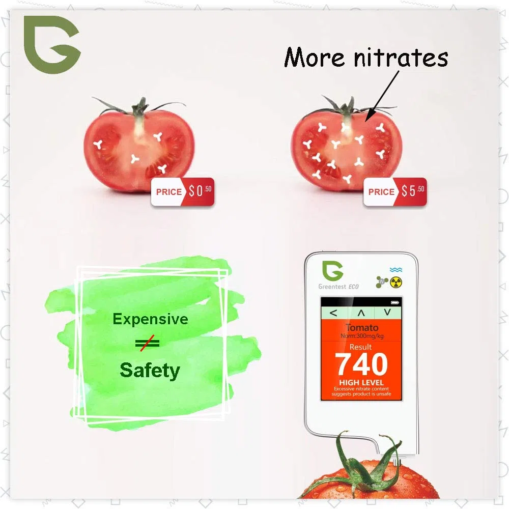 Greentest Eco 5 - Medidor de radiaciones (incluye pescado, TDS, nitrato, Geiger, 6 en 1)