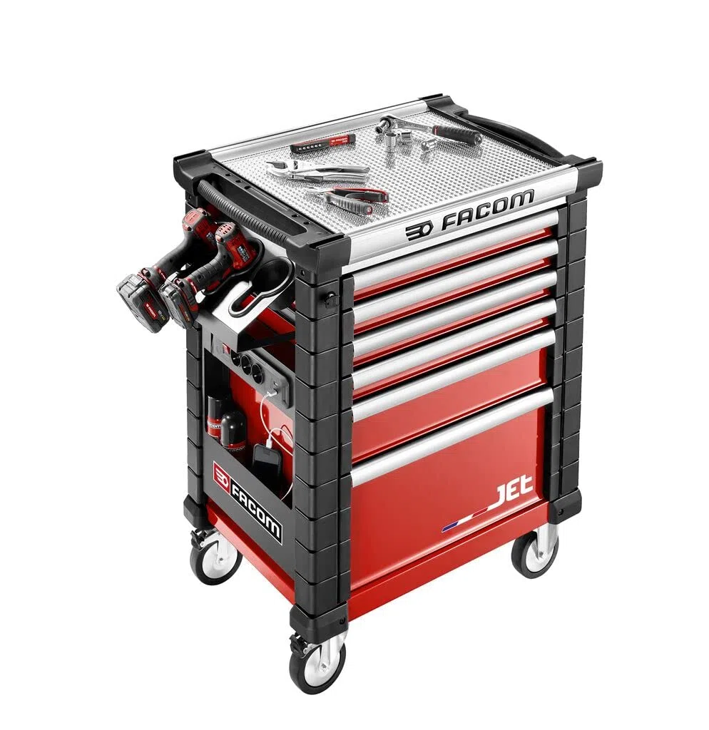 Facom JET.LA20 - Rampa de alimentación - Apto para Servantes JET y ROLL - Fácil instalación - Material resistente y duradero - Apto para uso profesional