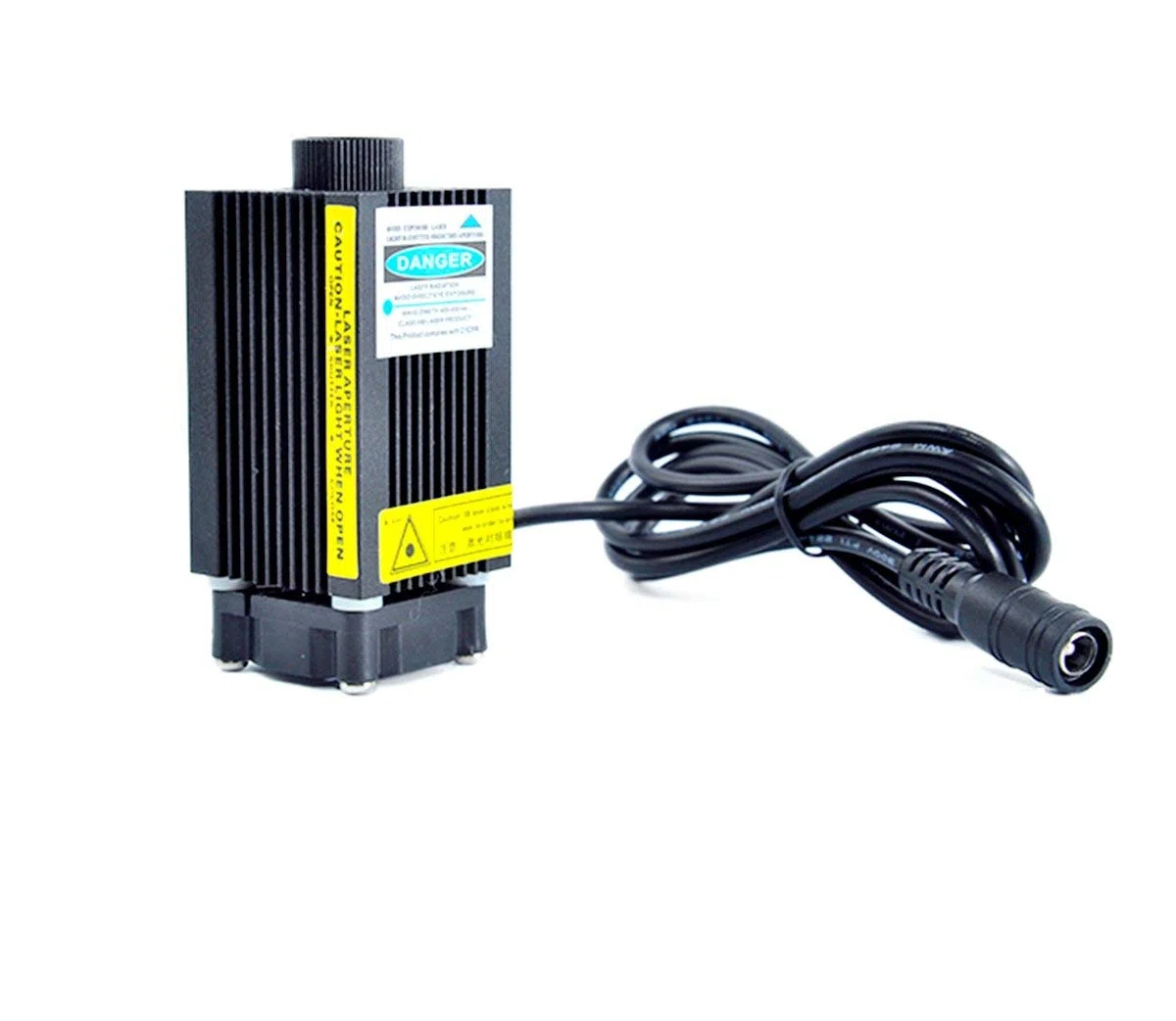 12V de alta potencia 405nm 500mW Focustable Ajustable Violeta Azul Diodo láser Punto Módulo de corte