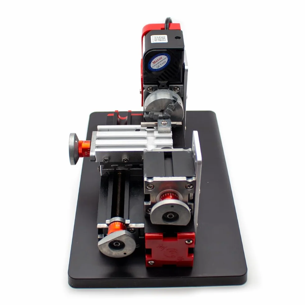 Mini Torno Miniatura Metal Multipropósito Máquina Torno Aplicaciones: Madera, Plásticos, Metales Blandos 20000rev/min