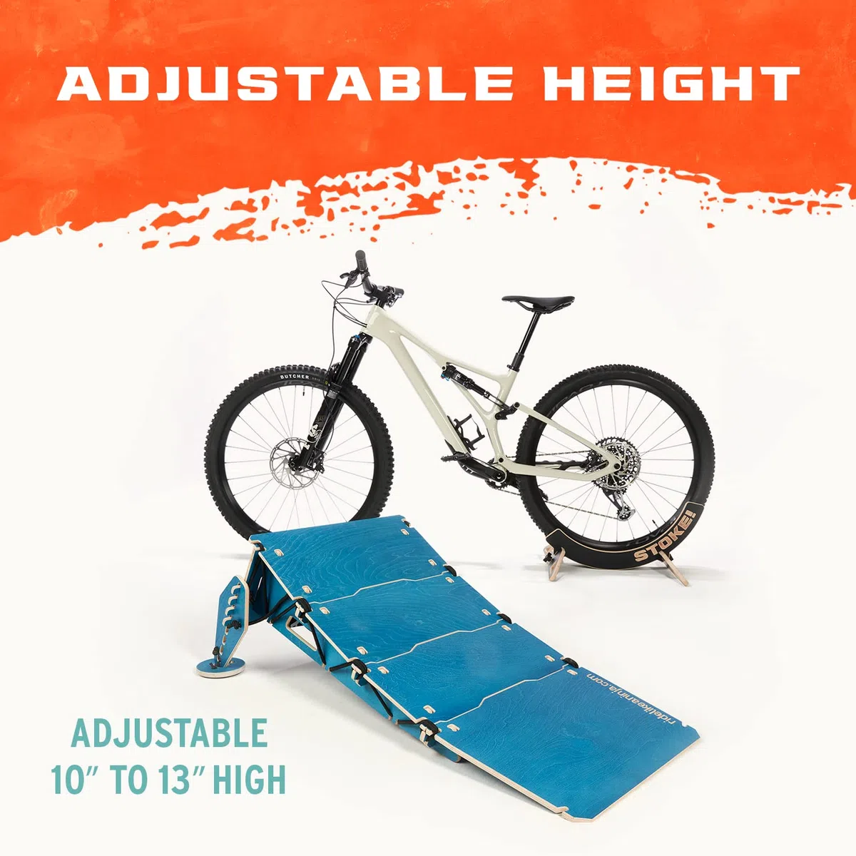 Ninja - Rampa de Salto portátil Turbo Kicker, rampa de 4 Paneles para Todas Las Edades, Ideal para Bicicletas MTB, Bicicletas BMX, una Rueda, Scooters, monopatines y Coches RC