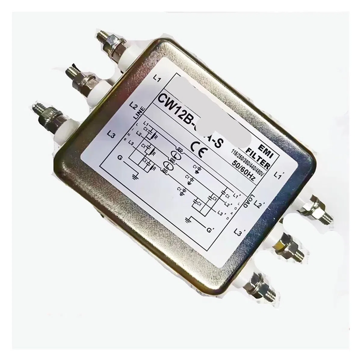 Filtro trifásico 0,75/22KW/30KW inversor purificación armónica CW12B-20A 30A 10A(20A)