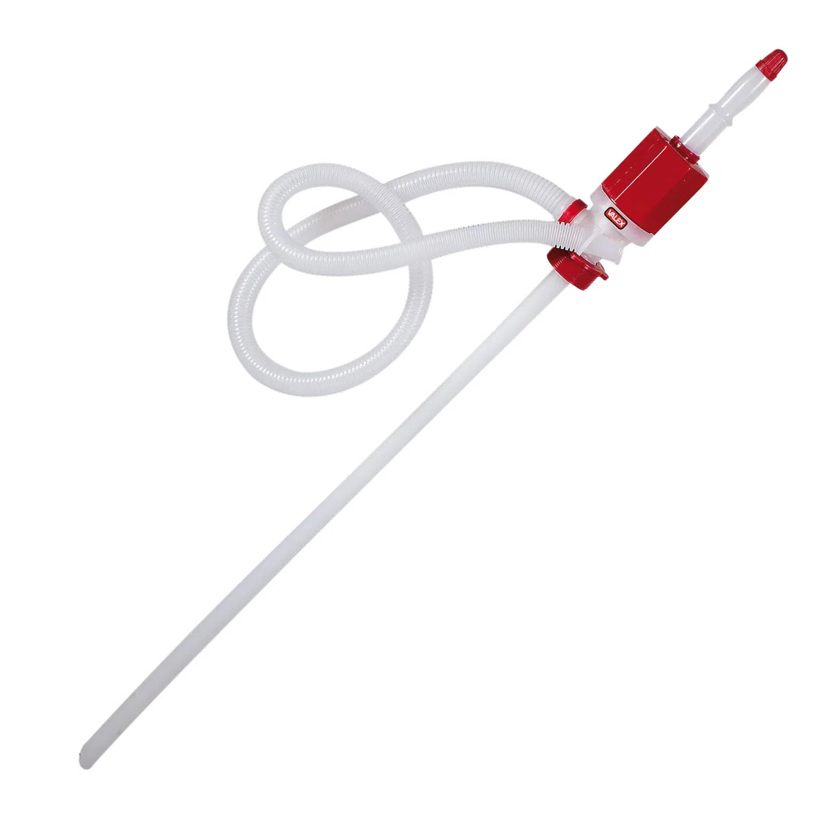 Valex 1370810 - Bomba trasvase líquidos para barriles, Color Blanco, 850 mm