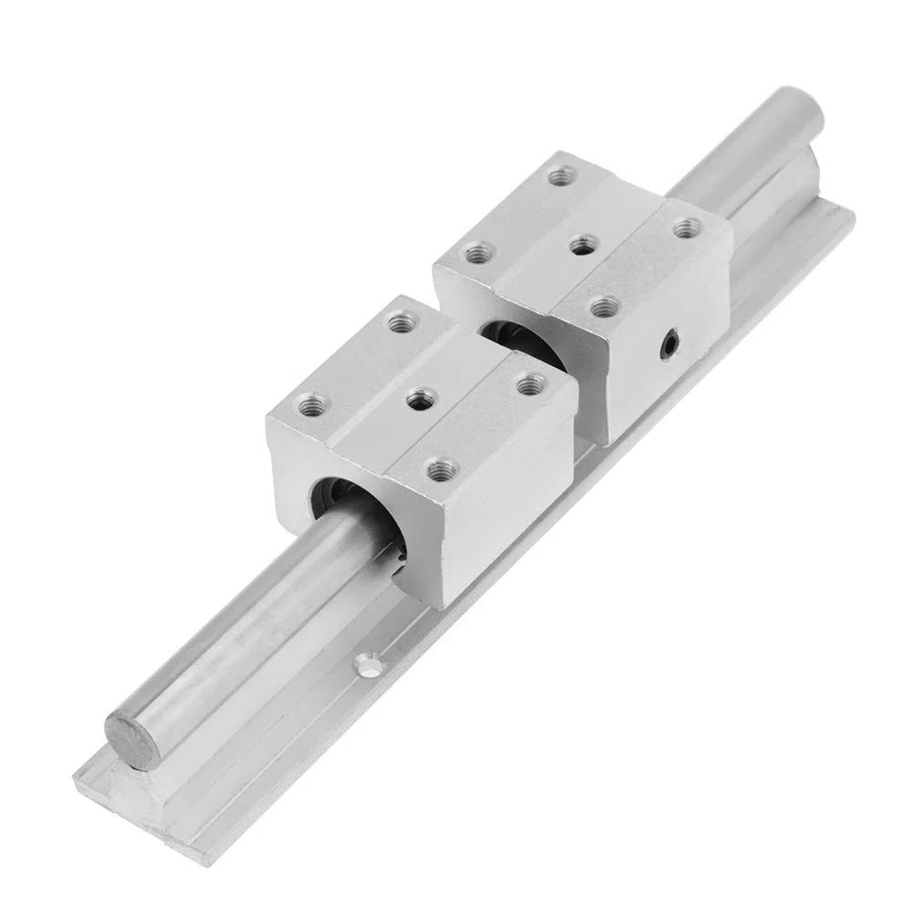 2pcs SBR12 200 Mm L Rail de Diapositivas 4pcs SBR12UU BEA BLOCK para Proyectos de Bricolaje CNC