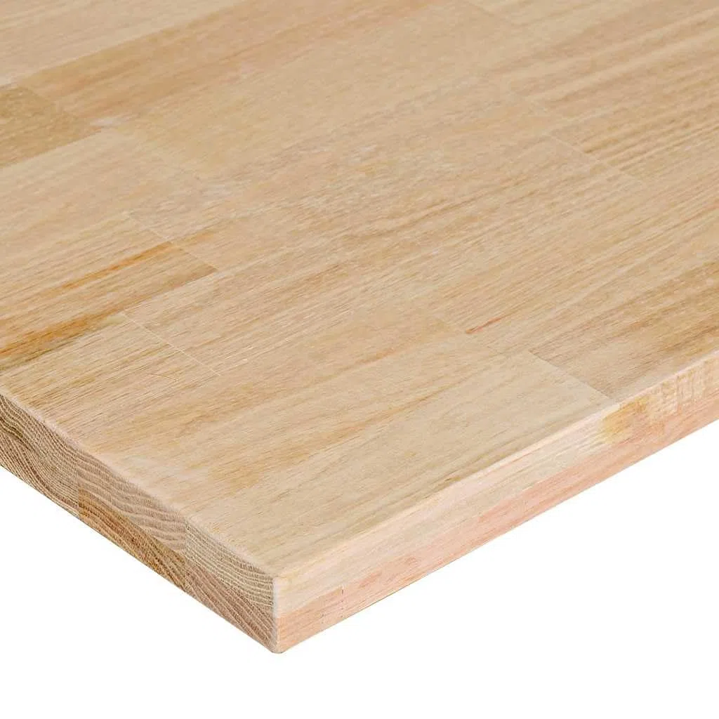 vidaXL Banco de Trabajo Madera Maciza de Roble 140x60x81,5 cm, Mesa de Trabajo, estación de Trabajo, Banco de Trabajo de Metal