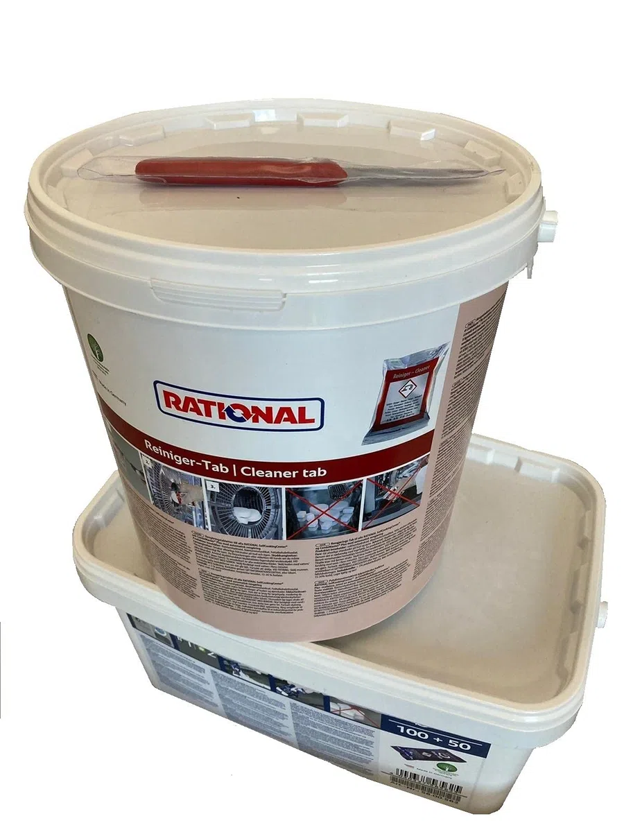 RATIONAL - 100 unidades de limpiador TABS + 150 unidades de Detergente Care-TABS para todos los SelfCookingCenter SCC con cuchillos de cocina adicionales
