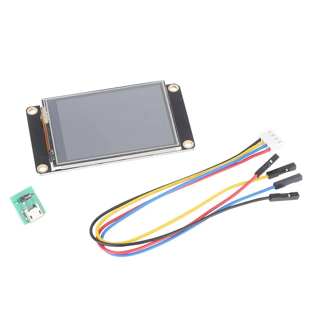 English Nextion Enhanced 2,4" 320×240 HMI USART UART TFT Módulo de Pantalla LCD de Panel de Pantalla táctil resistiva en Serie(NX4832K024)