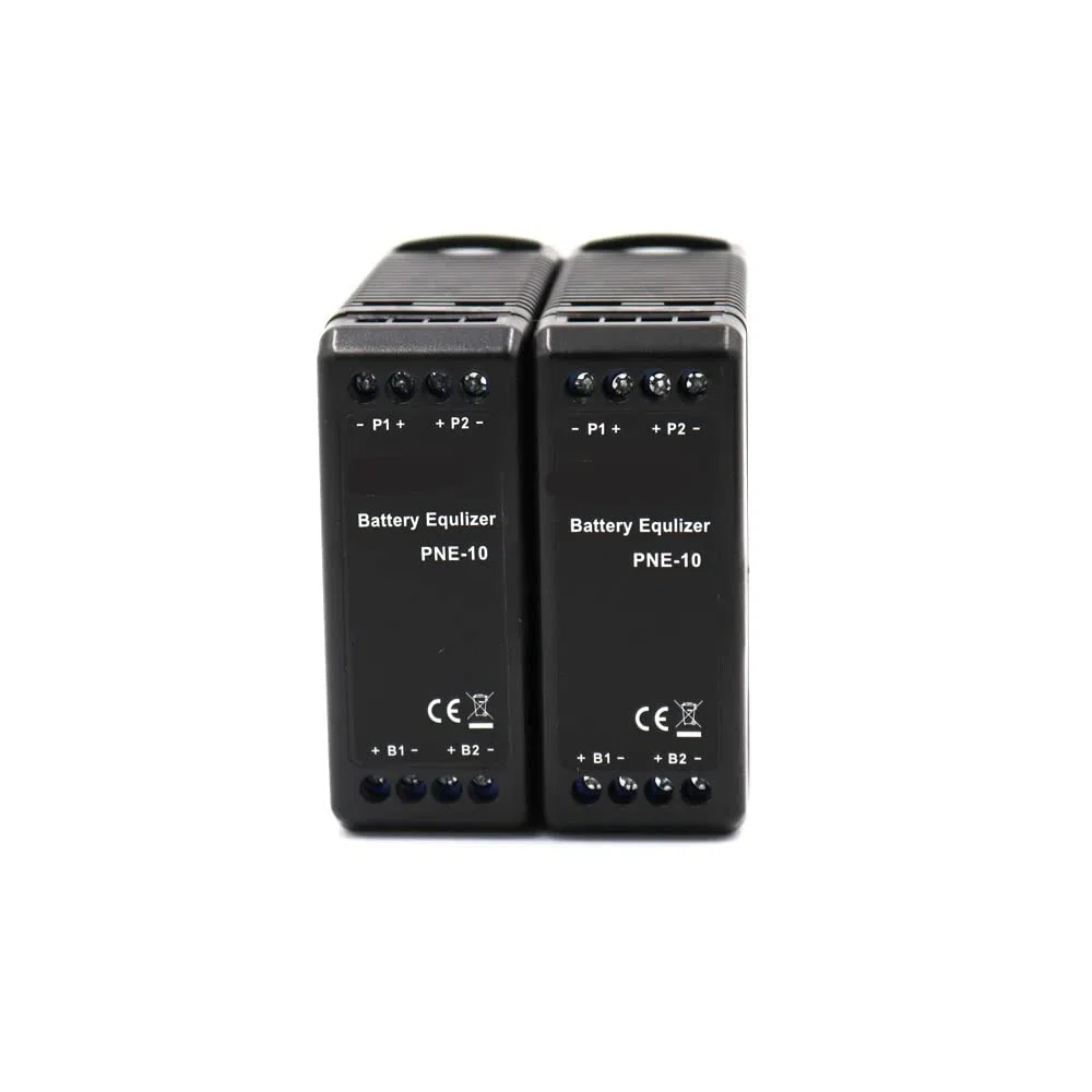 SolaMr Equilibrador de Voltaje de Bateria, Balanceador de Carga, Battery Equalizer de 12V/24V/48V/60V/72V/96V para Batería de Plomo Ácido/LiFePO4 y Litio para Sistemas de Carga Solar - PLC-10