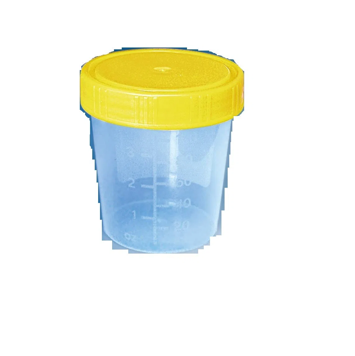 estériles orina Taza 100 ml con tapa de rosca eingeschweisst – de Carmesin – 5 Unidades