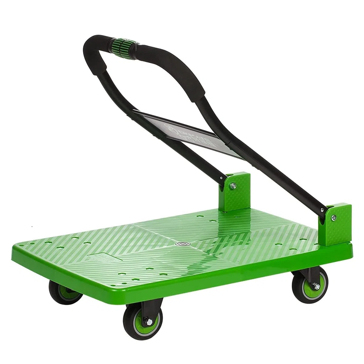 Carretillas Plegables Plataforma Carretilla De Plataforma Manual, Carretilla De Plataforma Plana con Ruedas Y Asa De Metal, Carretilla De Empuje Rodante Carro Transporte(90 * 60)