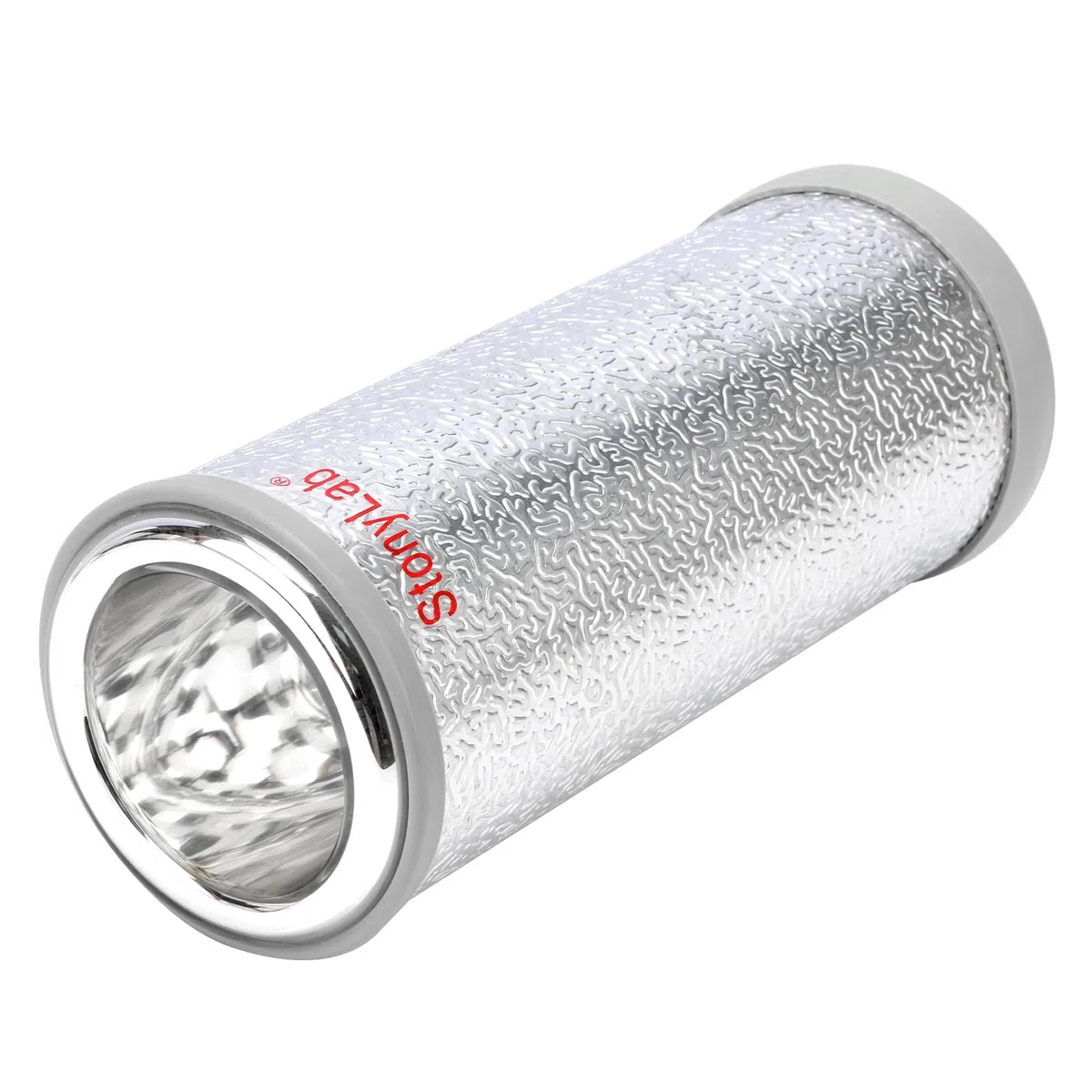 stonylab Frascos Dewar, Matraz Dewar de Vidrio Borosilicato de Forma Cilíndrica con Basa de Aluminio, Dewar Flask Profundidad Interior de 210 mm y Diámetro Interior de 70 mm para Laboratorio - 665 ml
