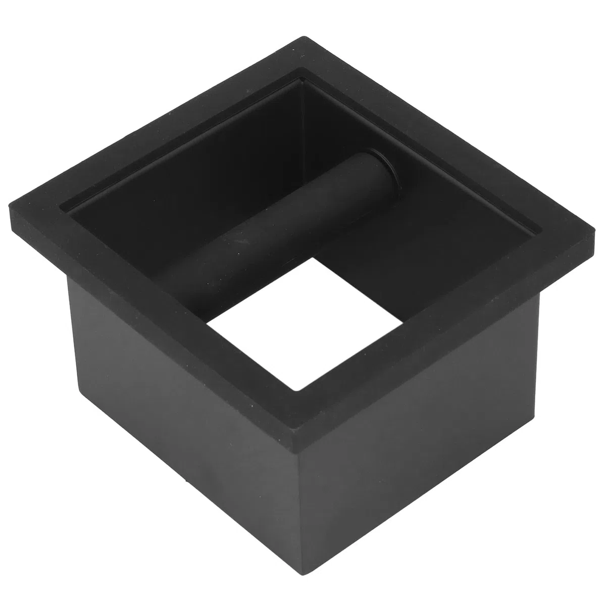 Recipiente Posos Cafe, Contenedor de Desechos de Posos de Acero Inoxidable Bote para Tirar los Posos del Café Café Exprés Golpear Caja Cubo de Basura Espresso para Cafetería/Restaurantes/Bares