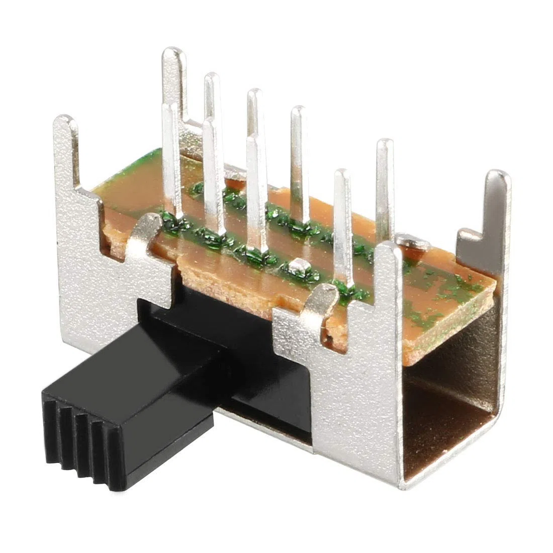 20 interruptores de deslizamiento horizontal DP3T 2P3T 8 terminales PCB panel Latching