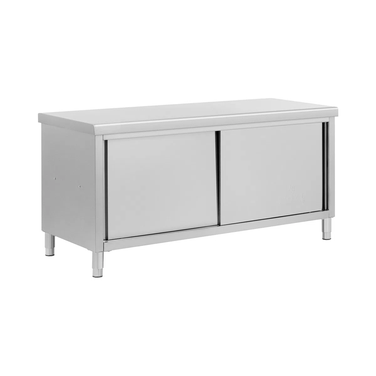 Royal Catering Armario pasaplatos acero inoxidable ECO 180 x 70 cm 500 kg