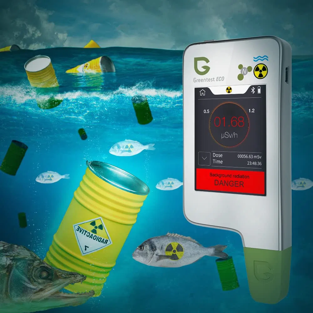 Greentest Eco 5 - Medidor de radiaciones (incluye pescado, TDS, nitrato, Geiger, 6 en 1)