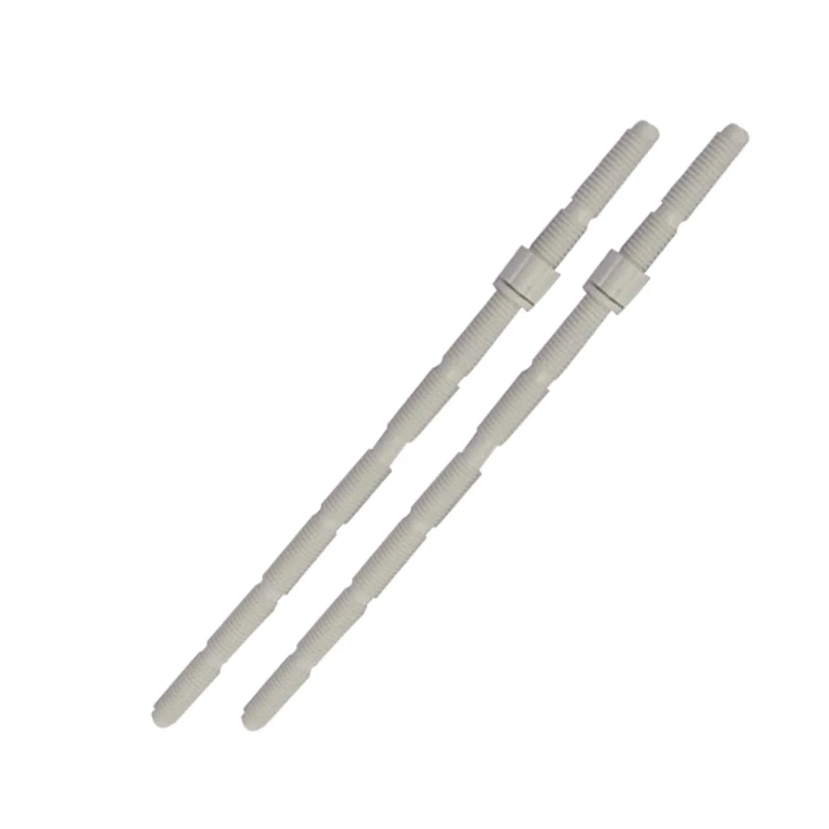 Kit Varillas para Pulsador Inodoro Doble Descarga, Varillas Roscadas Extendidas Plástico, 2 Unidades