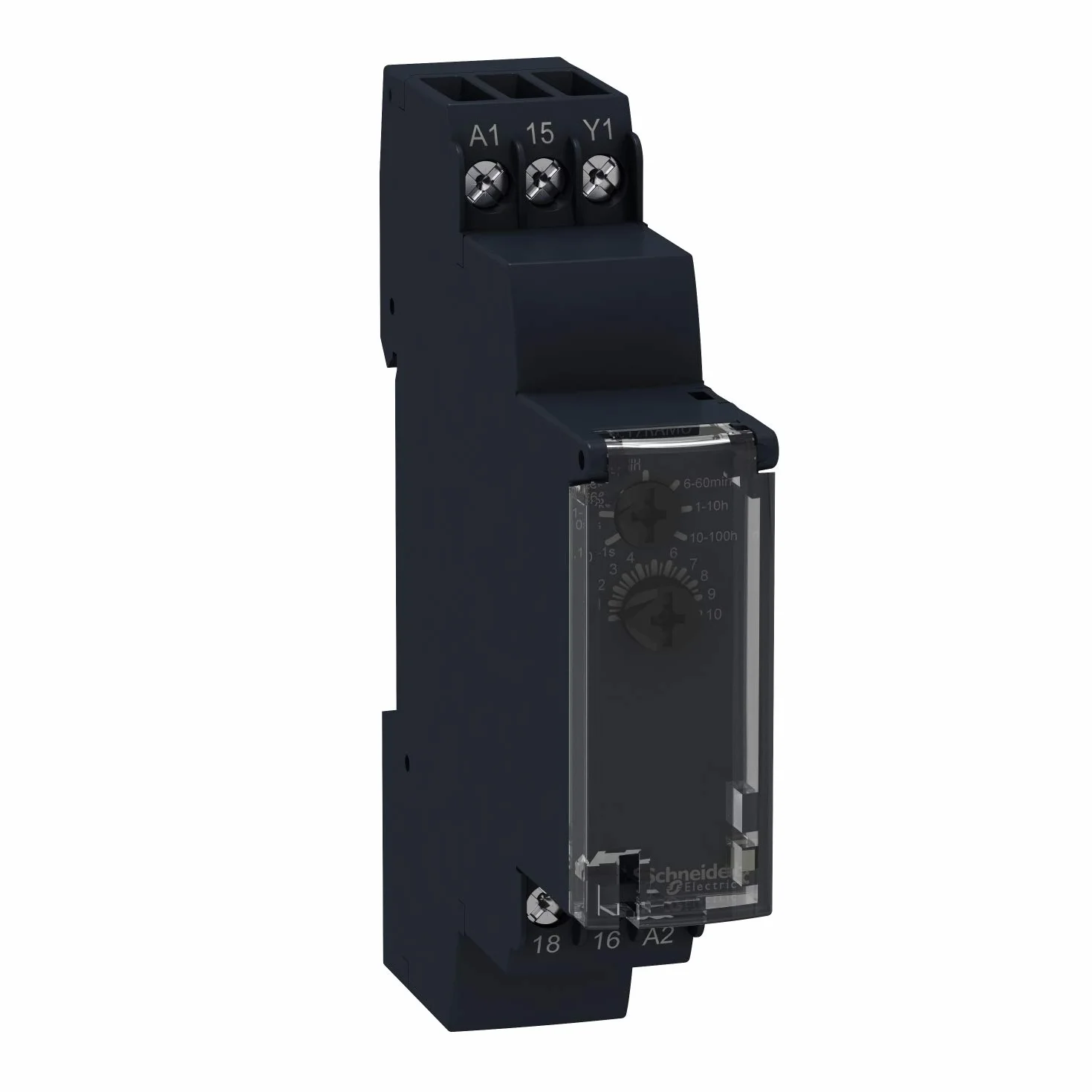 Schneider Electric RE17RAMU Temporizador Al Trabajo 24VDC/24-240VAC Relé