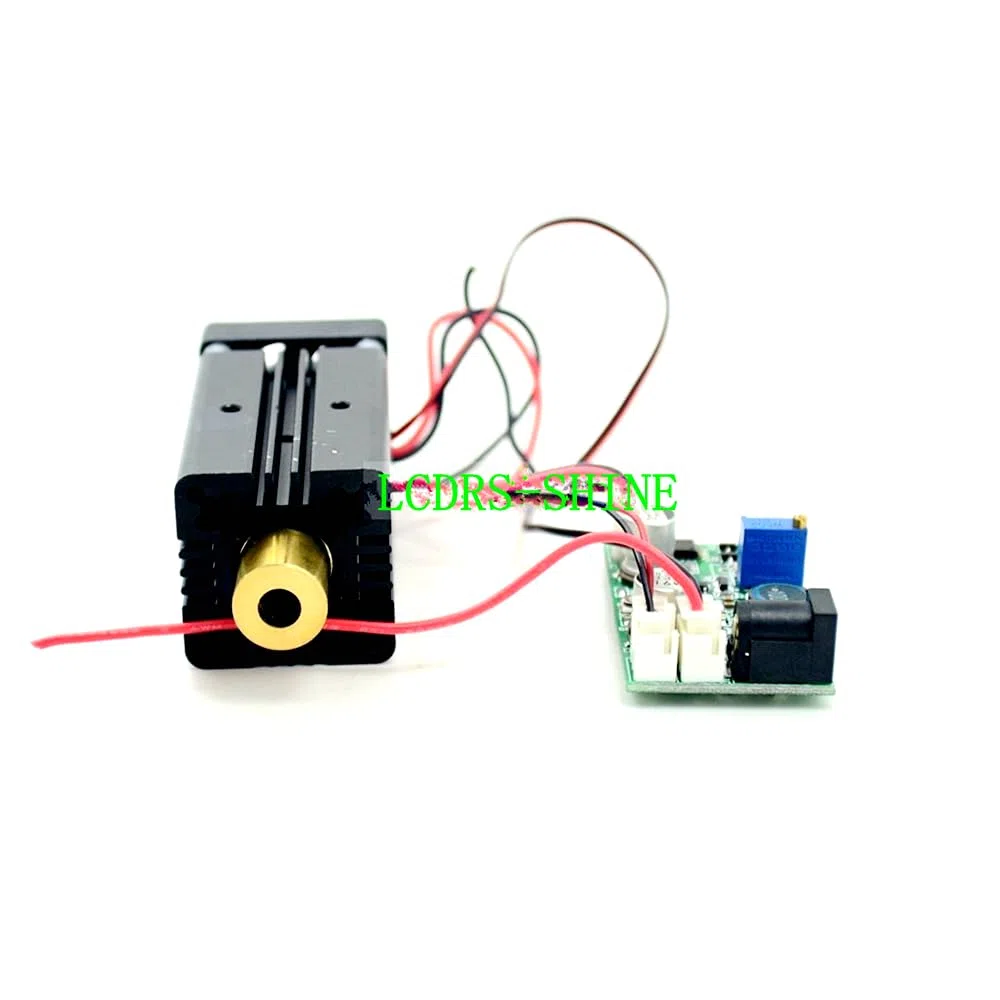 Enfoque 50mw 650nm Módulo de Punto Láser de Diodos / 12v ttl/enfriamiento del ventilador/trabajo prolongado