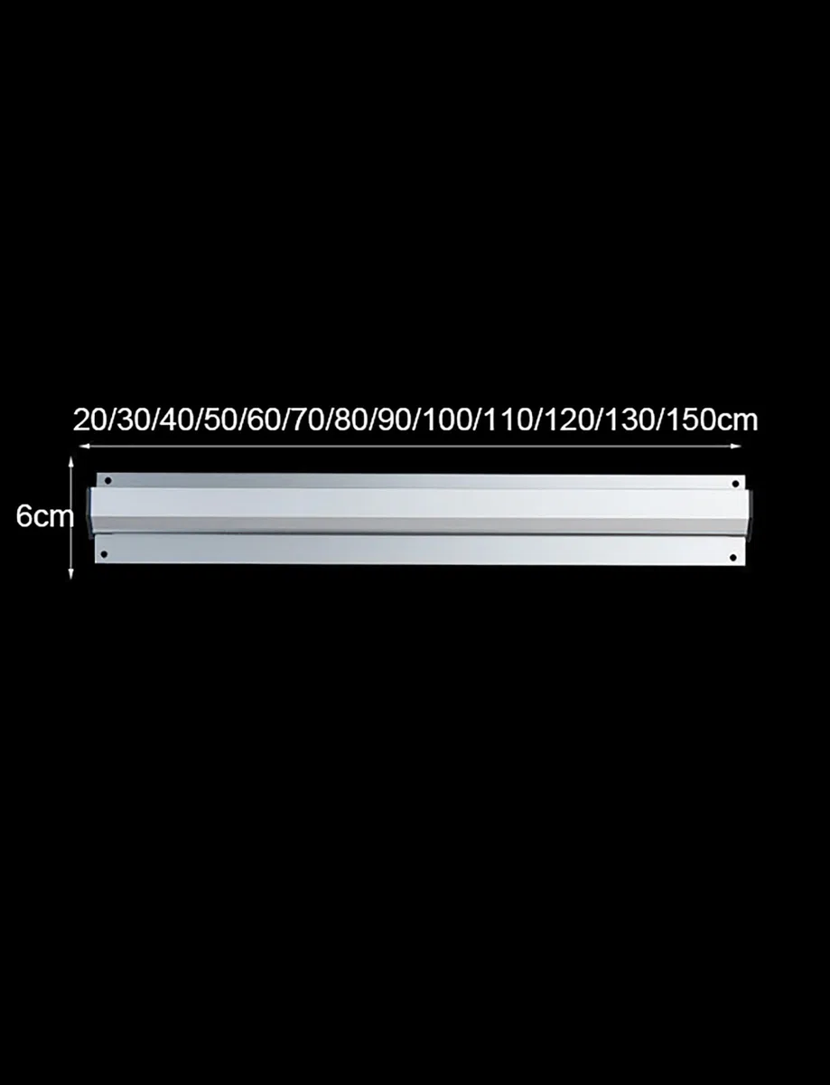 Sujetador de pedidos, Soporte de recibos for colgar en la pared aluminio, capturador pedidos restaurante, 20-150cm(90cm)