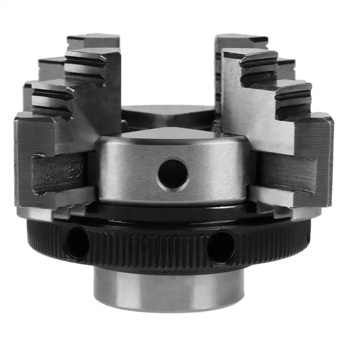 Lathe Chuck, madera Lathe Chuck 50 mm Mini, 50 mm mini 4 Jaw Reversible Auto centrado M14 Montaje de montaje de hilo Manual Chucks