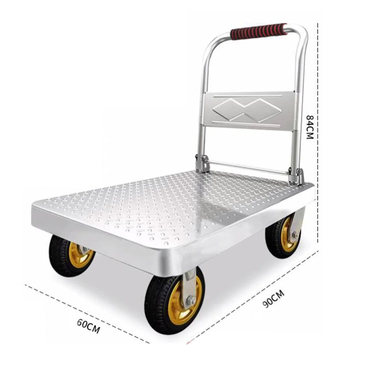 Plataforma Plegable para Trabajo Pesado, Carro rodante de Plataforma Plana para fácil Transporte, Plataforma Industrial Pesada, carretillas manuales, Plataforma para mudanzas de ga